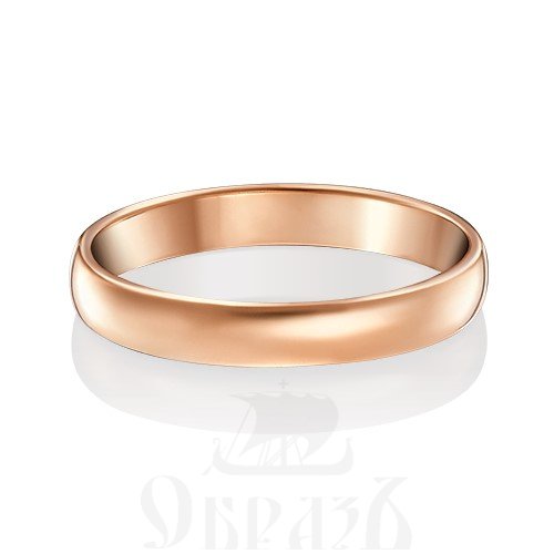 обручальное кольцо ширина 3,0 мм золото 585 проба красного цвета (01-2426-00-000-1110-11)